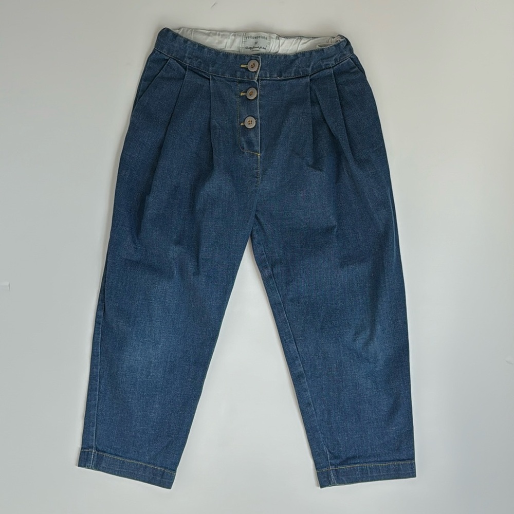 Yellow Pelota Denim Trousers 5Y EEUC